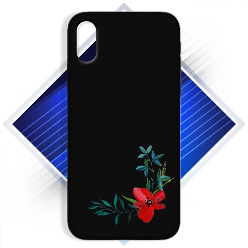 Etui MATT FLOWER do IPHONE XS